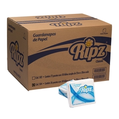 Guardanapo Folha Simples Ripz 30x30 com 1800 Folhas