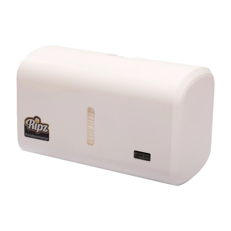 Dispenser Toalha Interfolhado/Higiênico Cai Cai Compacto Branco
