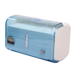 Dispenser Toalha Interfolhado/Higiênico Cai Cai Compacto Azul