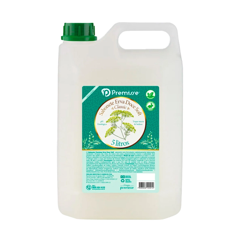 Sabonete Líquido Erva Doce Soft 5lts - Premisse