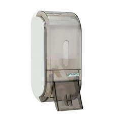Saboneteira Compacta com Reservatório Glass Fume - Premisse