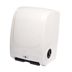 Dispenser Papel Toalha Rolo Auto Corte Eletrônico Branco