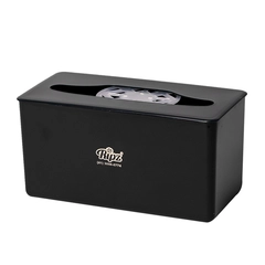 Dispenser Bancada de Mesa para Papel Toalha Interfolha Preto