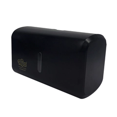 Dispenser Toalha Interfolhado/Higiênico Cai Cai Compacto Preto