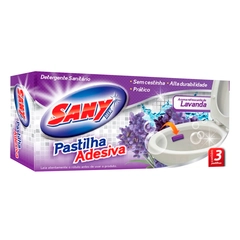 Pastilha Adesiva Lavanda para Vaso Sanitário - Sany
