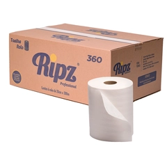 Papel Toalha Rolo Ripz 200m com 6 Rolos de 20G