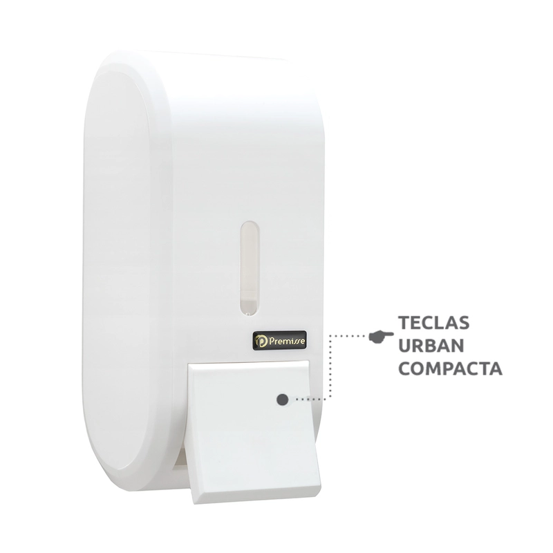 Peças - Tecla Compacta Urban Branca - Premisse