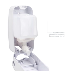 Peças - Reservatório Saboneteira Compacta Espuma Invoq 600ml - Premisse