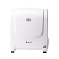 Dispenser Papel Toalha Rolo Auto Corte 25cm Preto e Branco - Plestin
