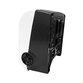 Dispenser Papel Toalha Rolo Auto Corte 25cm Preto e Branco - Plestin