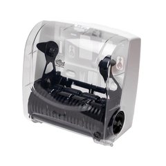 Dispenser Papel Toalha Rolo Auto Corte 25cm Transparente - Plestin