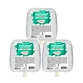 3 Sabonetes Espuma Antisséptico Triclosan Refil 700 ml