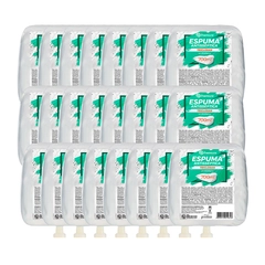 24 Sabonetes Espuma Antisséptico Triclosan Refil 700 ml
