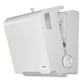 Dispenser Papel Toalha Rolo Auto Corte 26,5cm Branco - Nobre