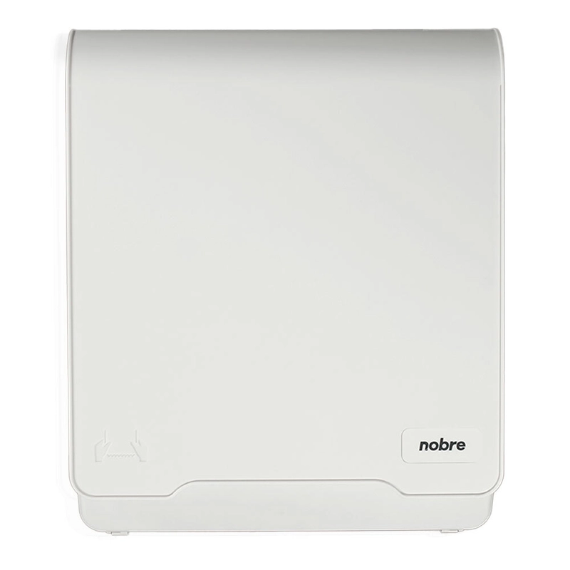 Dispenser Papel Toalha Rolo Auto Corte 26,5cm Branco - Nobre