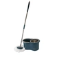Conjunto Mop Rotatório Slim - Balde 13L c/Cesto Inox e 2 Refil