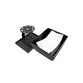 Guardanapeira Porta Guardanapo Interfolhado de Mesa Preto - Nobre